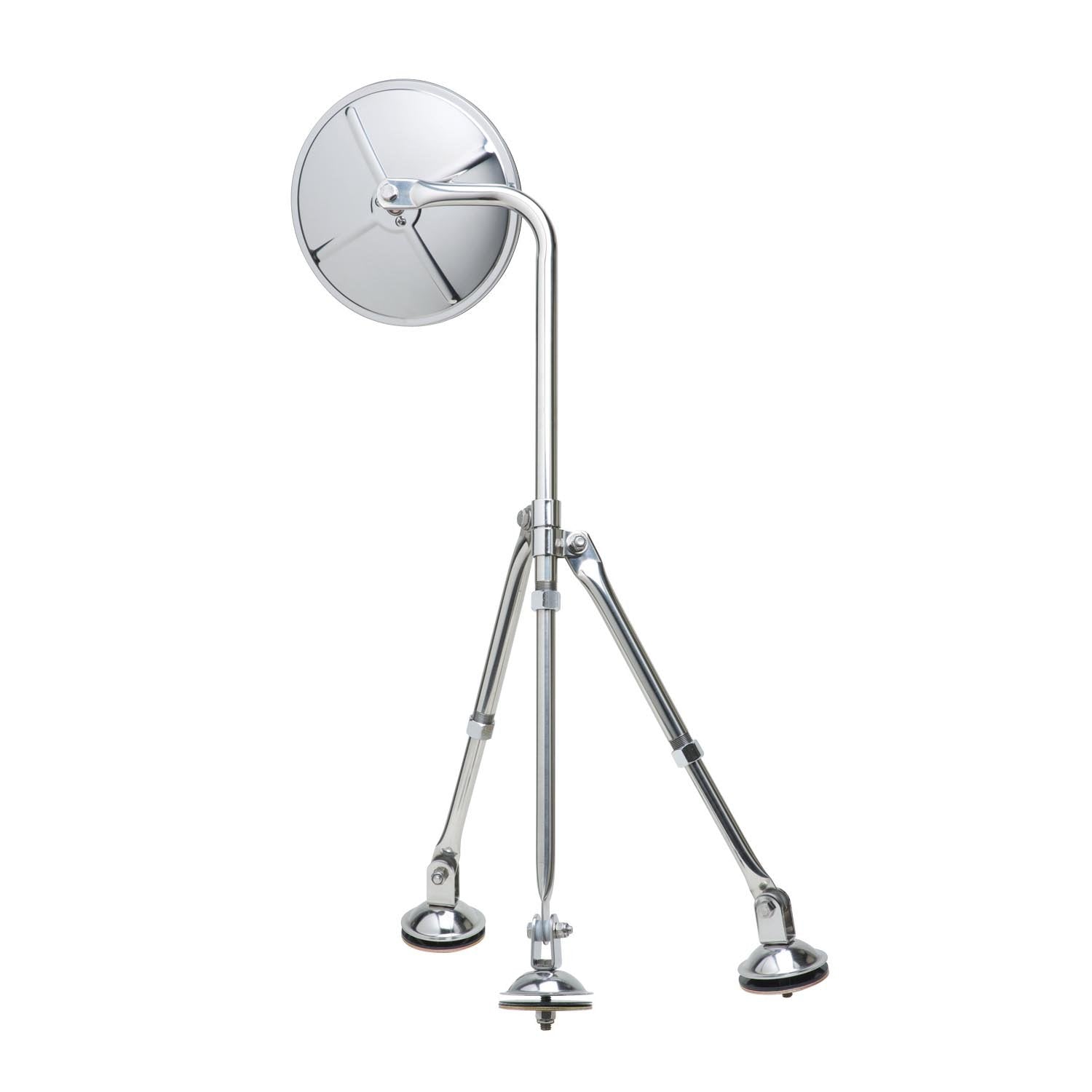 TP05 Fit System Stainless Steel Short Tripod Assembly Kit with 8-1/2" Convex Mirror