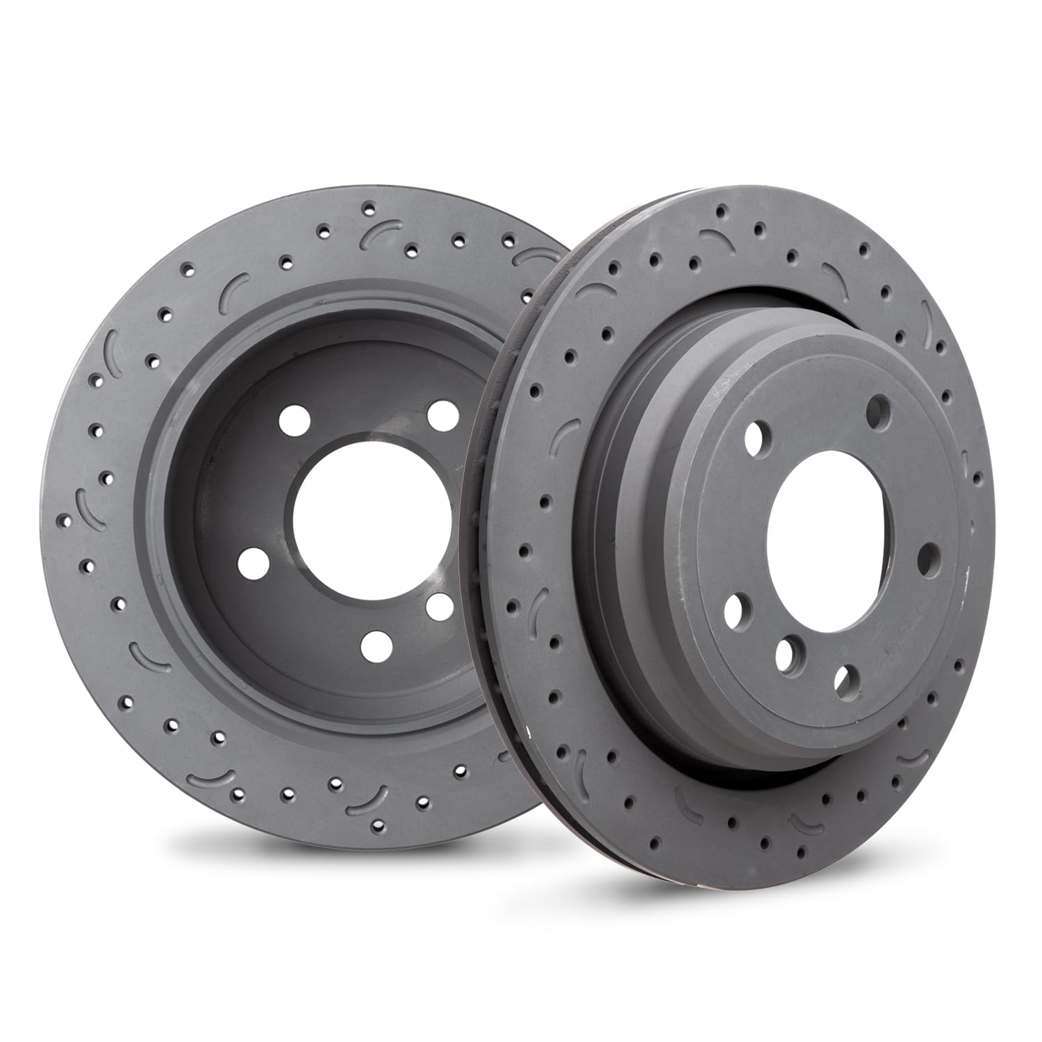 Hawk Performance Cross-Drilled and Slotted HTC4741 Talon Rotors