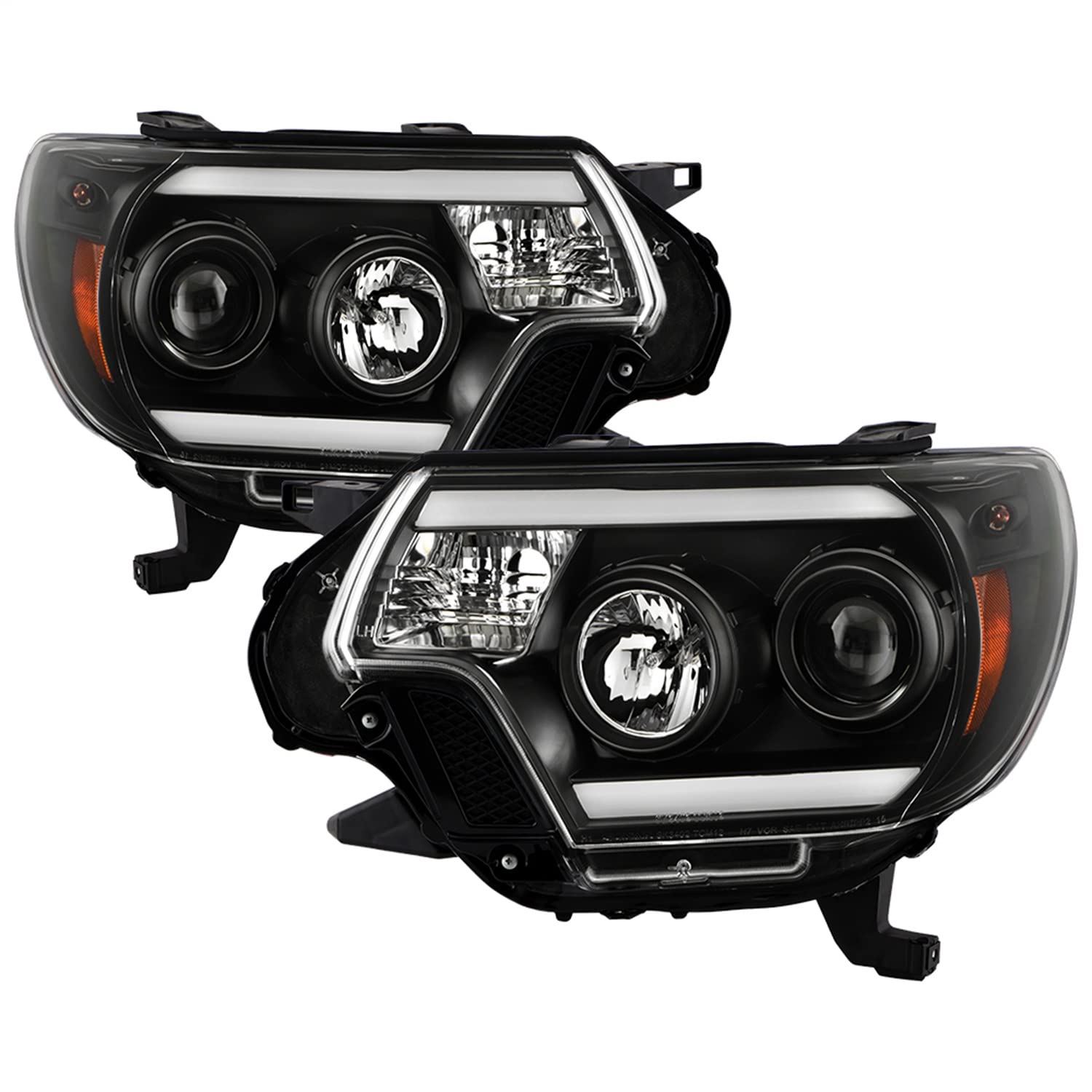 Headlights Spyder Platinum (PRO-YD-TT12PL-BK)