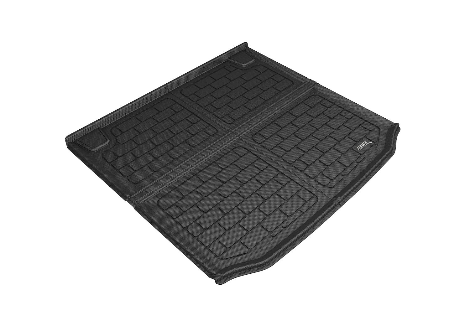 MAXpider 3D Custom Fit Kagu Cargo Liner (Black) Compatible with BMW X3 (G01) with Cargo Tie Down Rails (Not Fit w/Hybrid) 2018-2024 - Cargo Liner