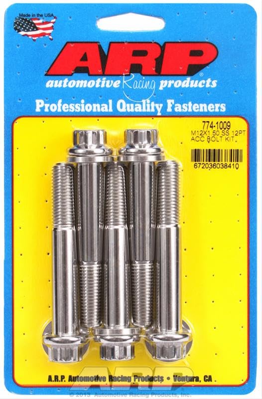 ARP Bolt, M12 x 1.50", Pack of 5 774-1009