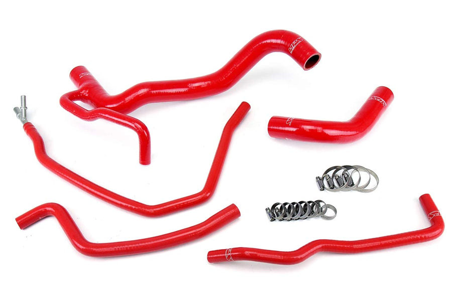 Red HPS 57-1479-RED Silicone Radiator Coolant Hose Kit
