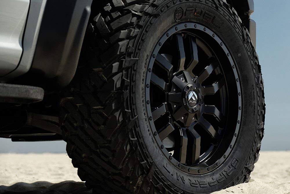 Sledge FUEL D596 Black Matte 20x9 8x6.5 1 offset