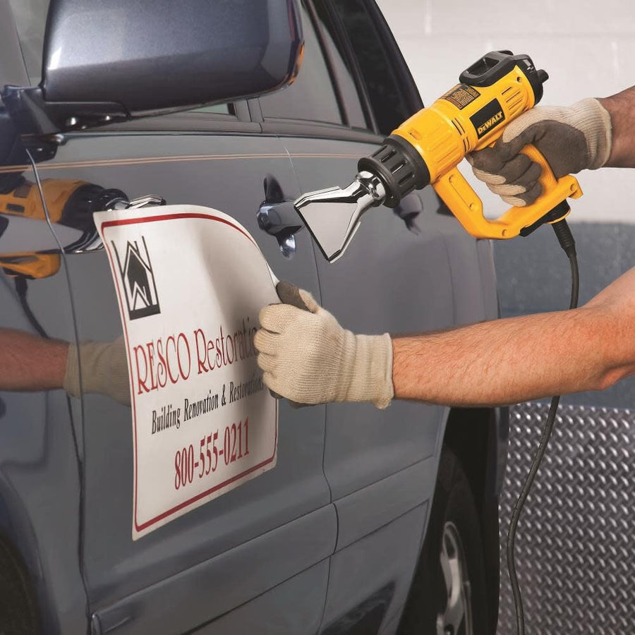 DEWALT Heat Gun with Hard Case/Accessory Kit & LCD Display (D26960K), Yellow