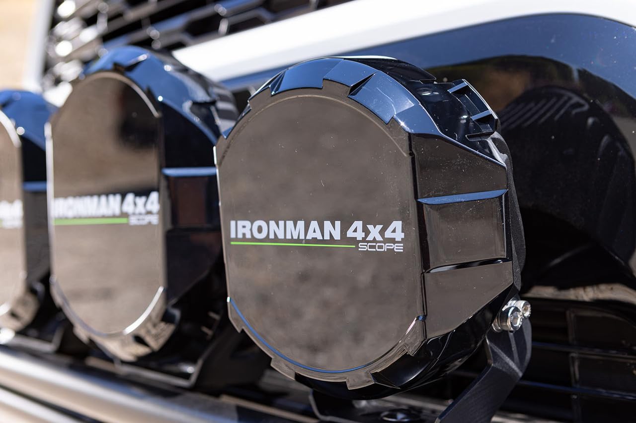 IM4x4 Ironman 4x4 7" Scope LED Driving Light Covers (Black)