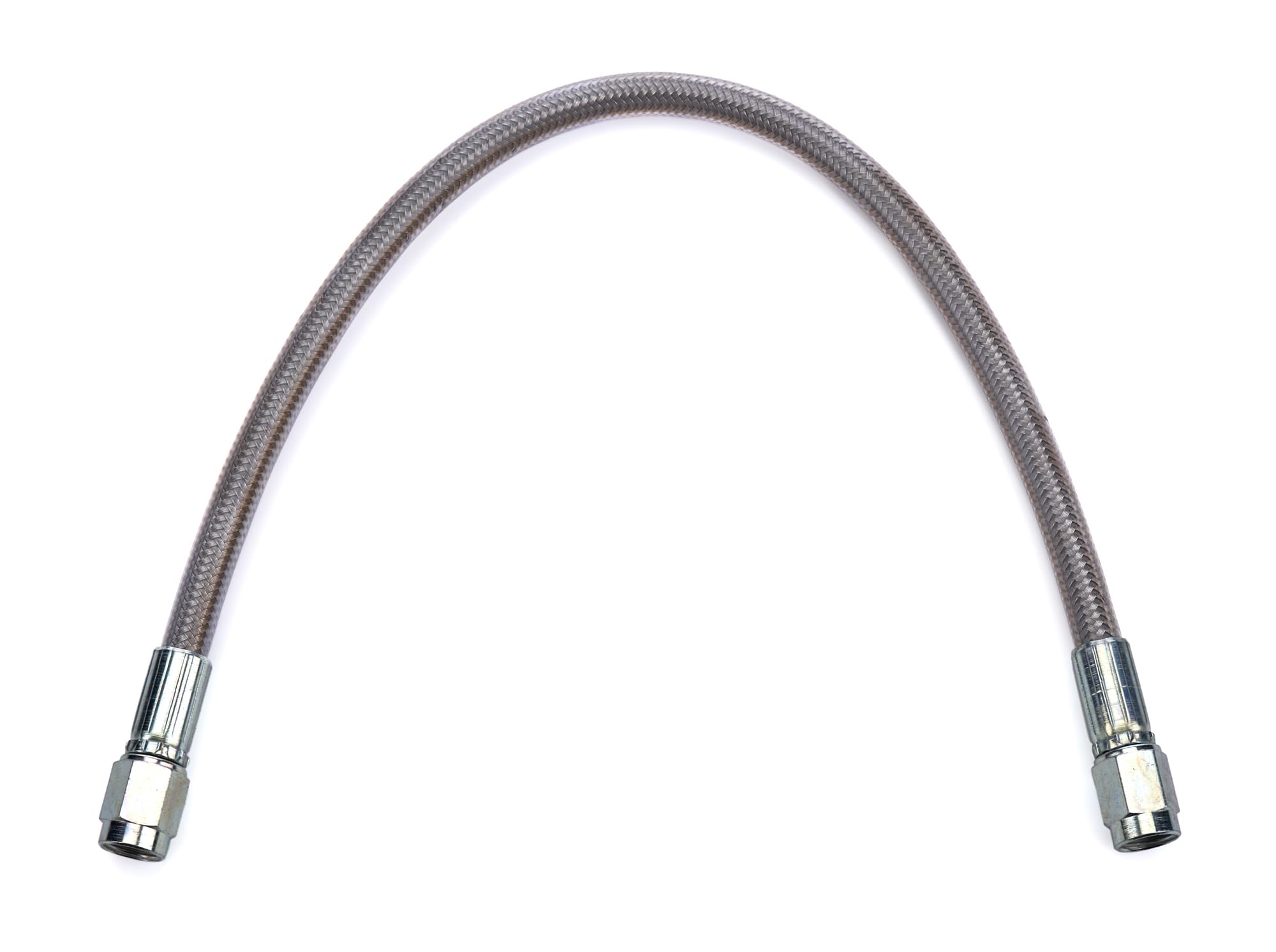 Clear Fragola -3AN Covered Assembly Straight x Straight 12in