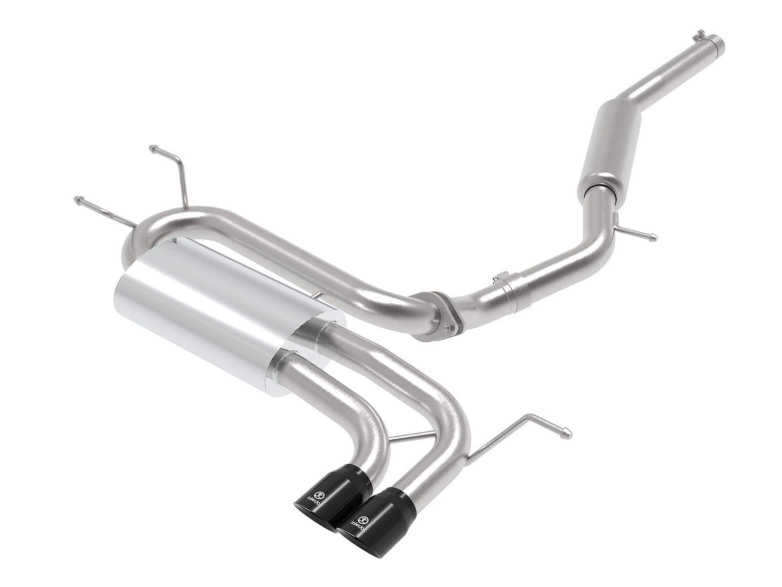 aFe Power Exhaust System Performance, AxleBack, Black Tip