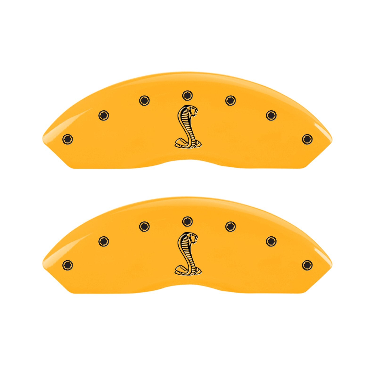 Caliper Covers MGP 10017SSNKYL, Yellow