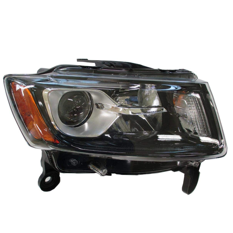 Passenger Side Assembly Headlight For 2014-2016 Jeep Grand Cherokee Halogen Capa Depo CH2503308C