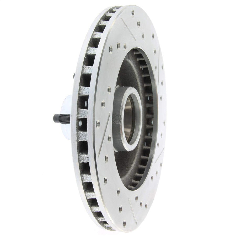 Front Right StopTech 227.61026R Select Sport Drilled and Slotted Brake Rotor