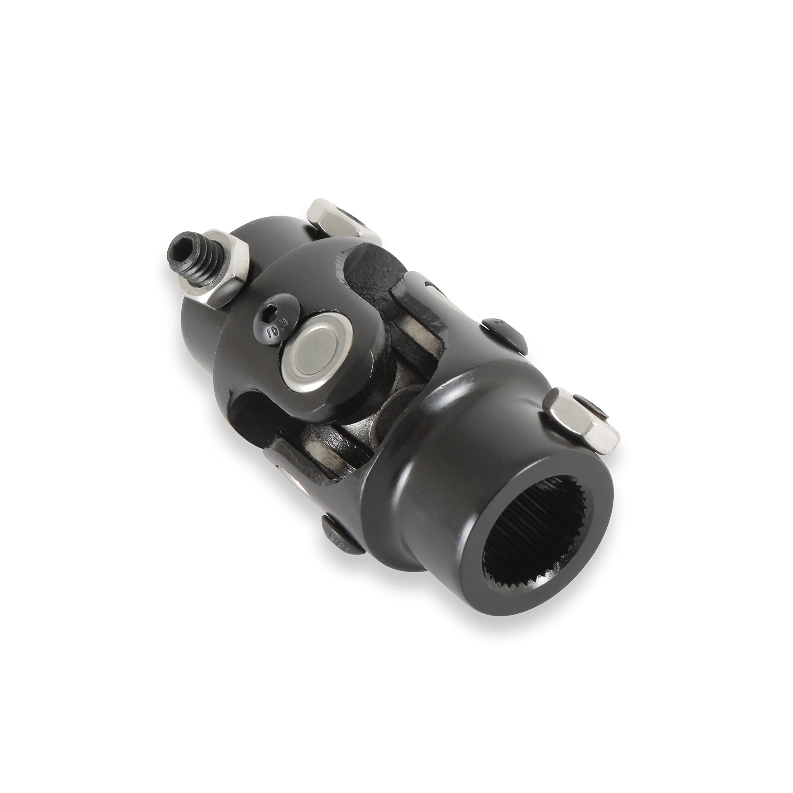 Holley 320-102 U-Joint, 36 Spline 13/16 Inch to 3/4 Inch DD - Black Zinc