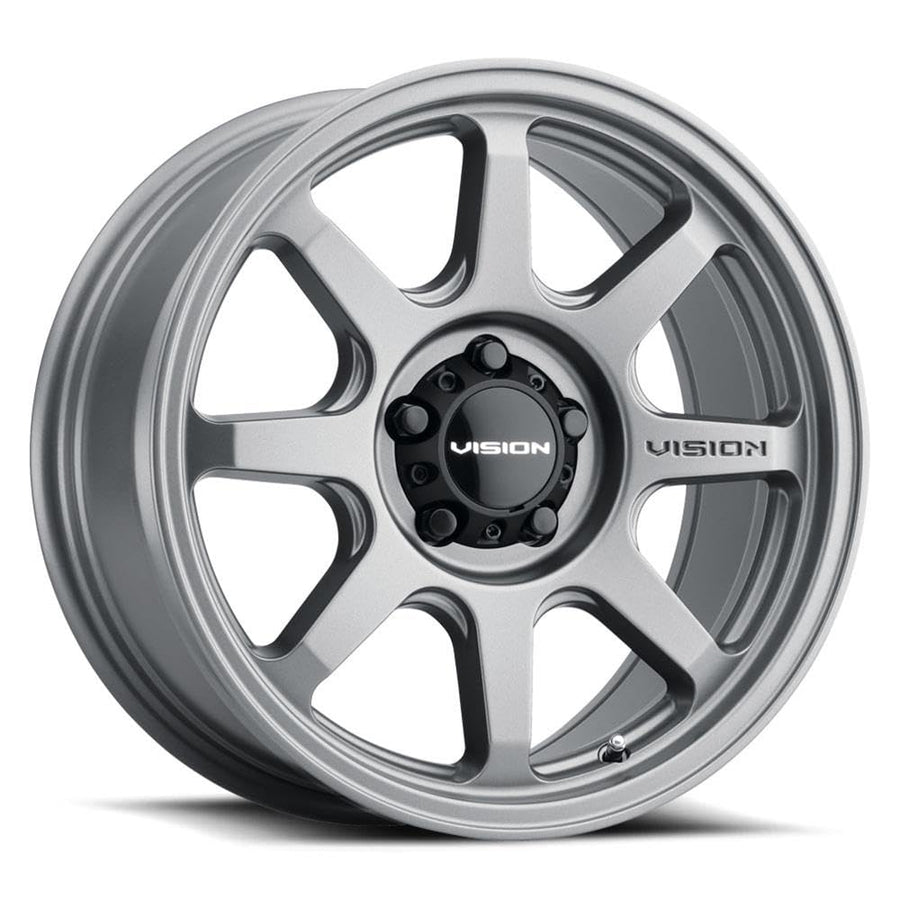 426 Vision Cross 17x7.5 5x112 +38mm Silver Wheel Rim