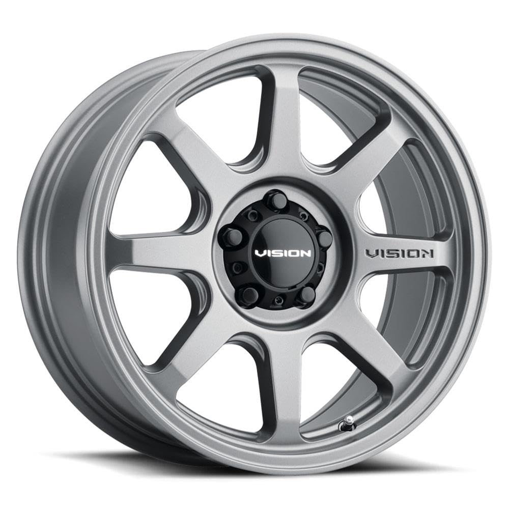 426 Vision Cross 17x7.5 5x108 +38mm Silver Wheel Rim