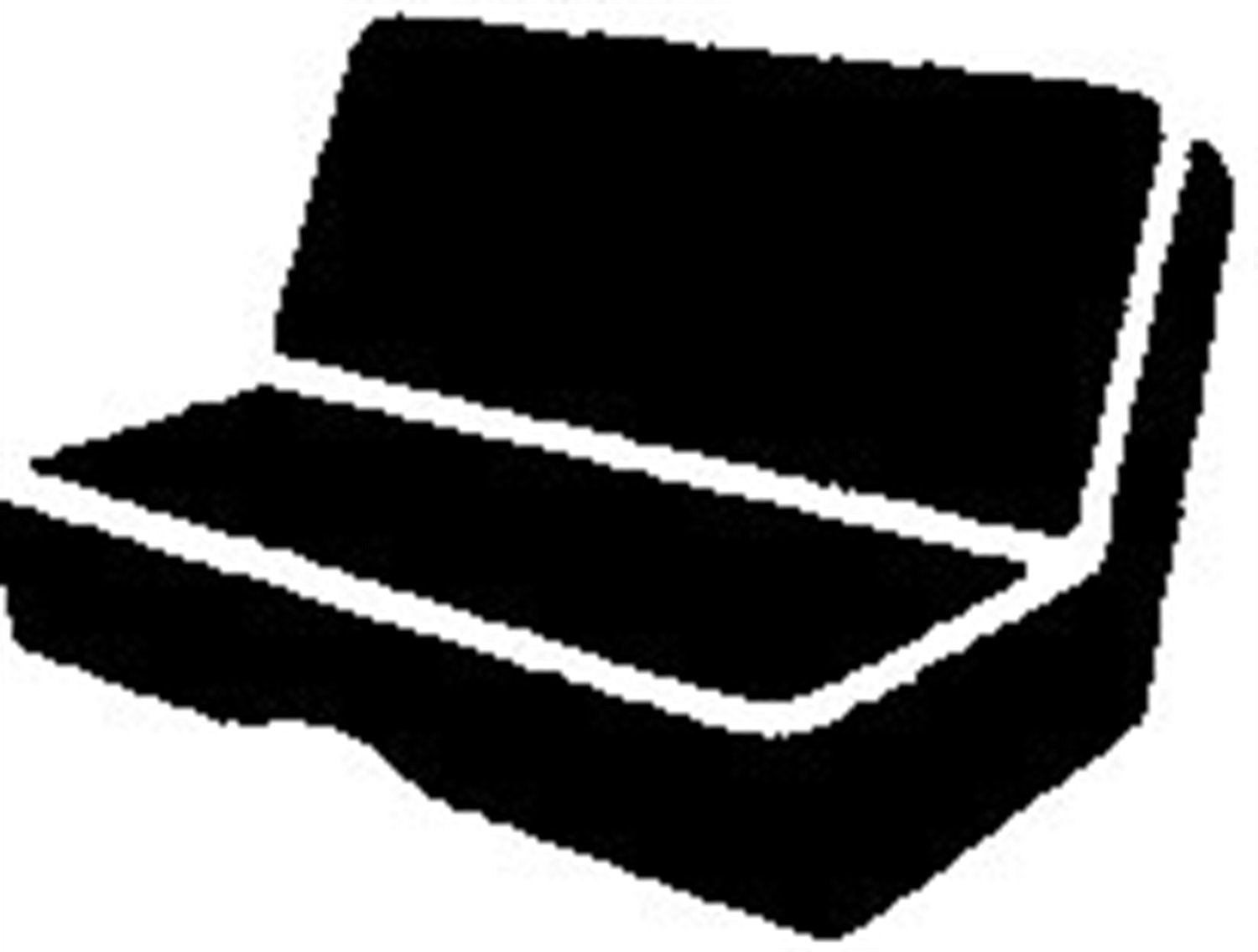 Wine FIA TR44 Front Full Size Bench Seat Cover