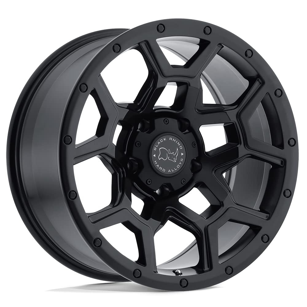 Black Rhino OVERLAND Hard Alloys 17X8, 5X120, 5.88, +35mm MATTE BLACK - 1780VRL355120M76