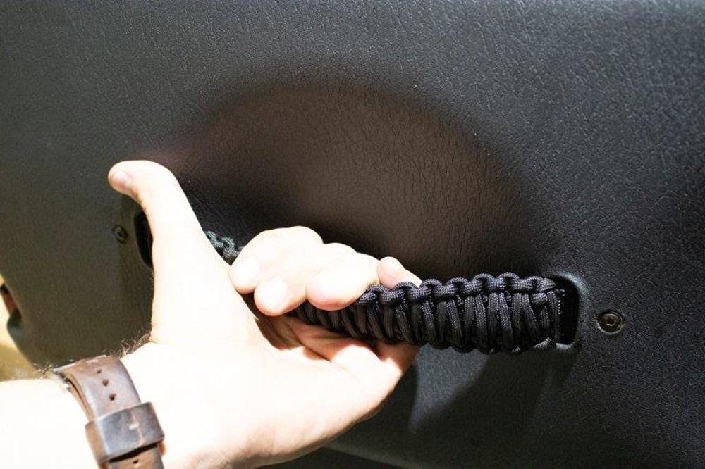 Fishbone FB55285 Offroad: Black Paracord Tj Grab Handles