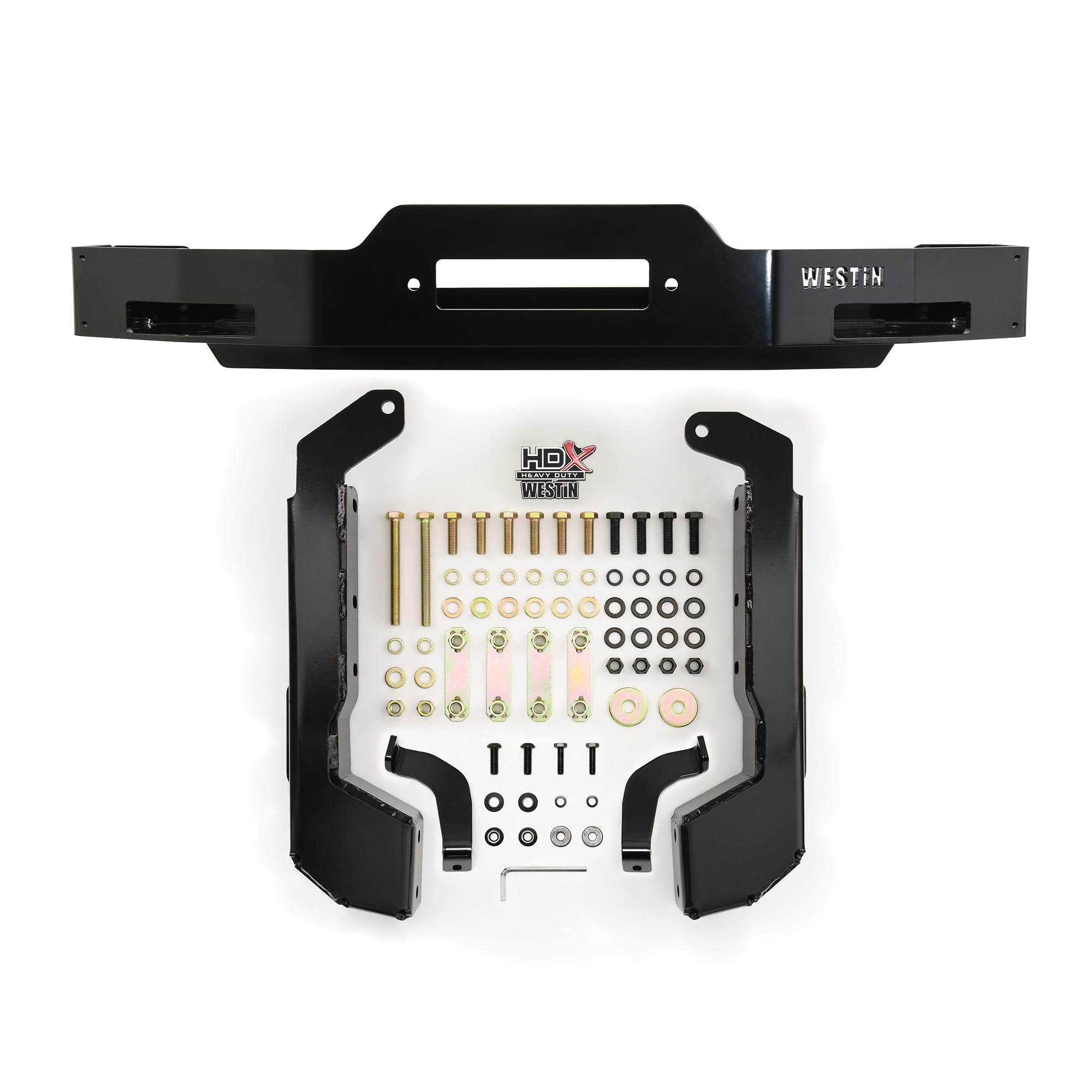 57-94065 Westin HDX 1-Piece Winch Mount Grille Guard fits 2021-2026 F150 (Exc Platinum Raptor and 2022+ Lightning EV) (Exc with Sensors)