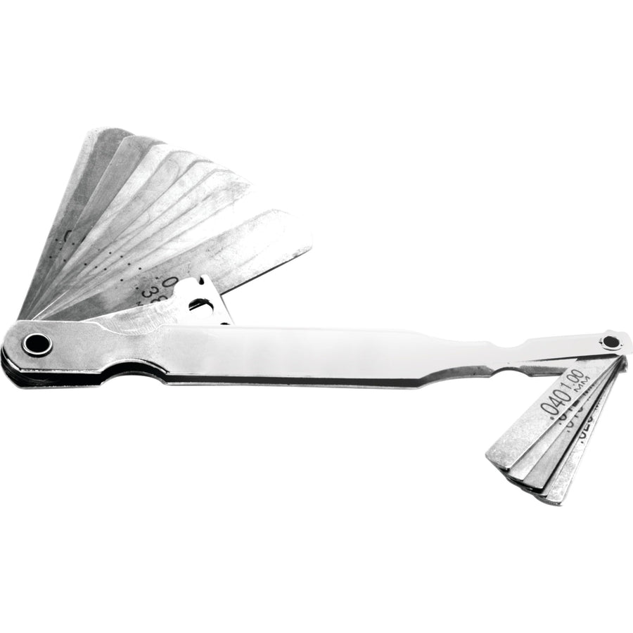 10-Piece Tappet and Ignition Blade Feeler Gauge Set Performance Tool W84602 with SAE and Metric Sizes
