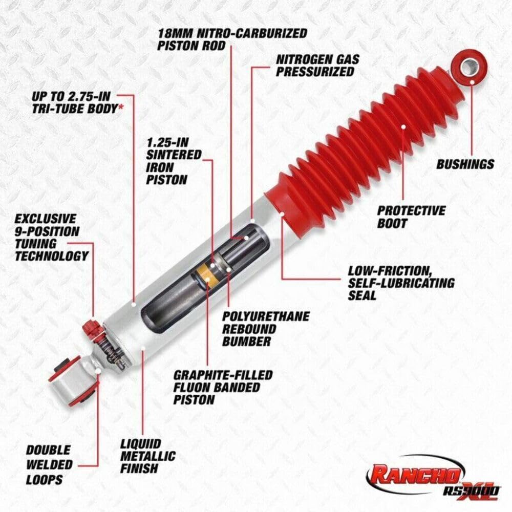 RS999291 Rancho RS9000XL Shock Absorber
