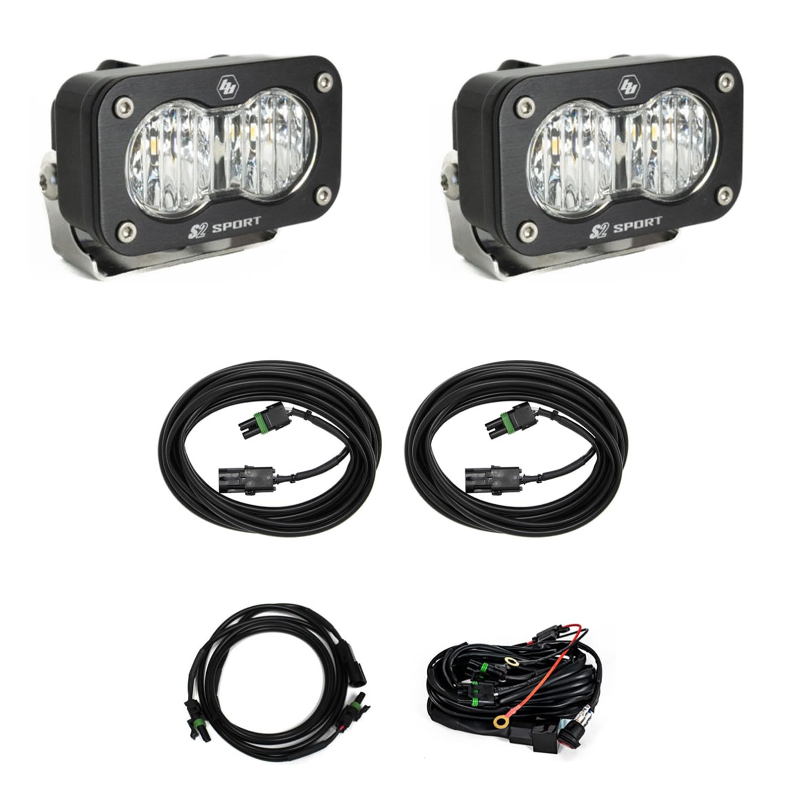 Baja Designs S2 Reverse Light Kit Sport LED for Ford Super Duty Truck 23-On with Toggle Harness