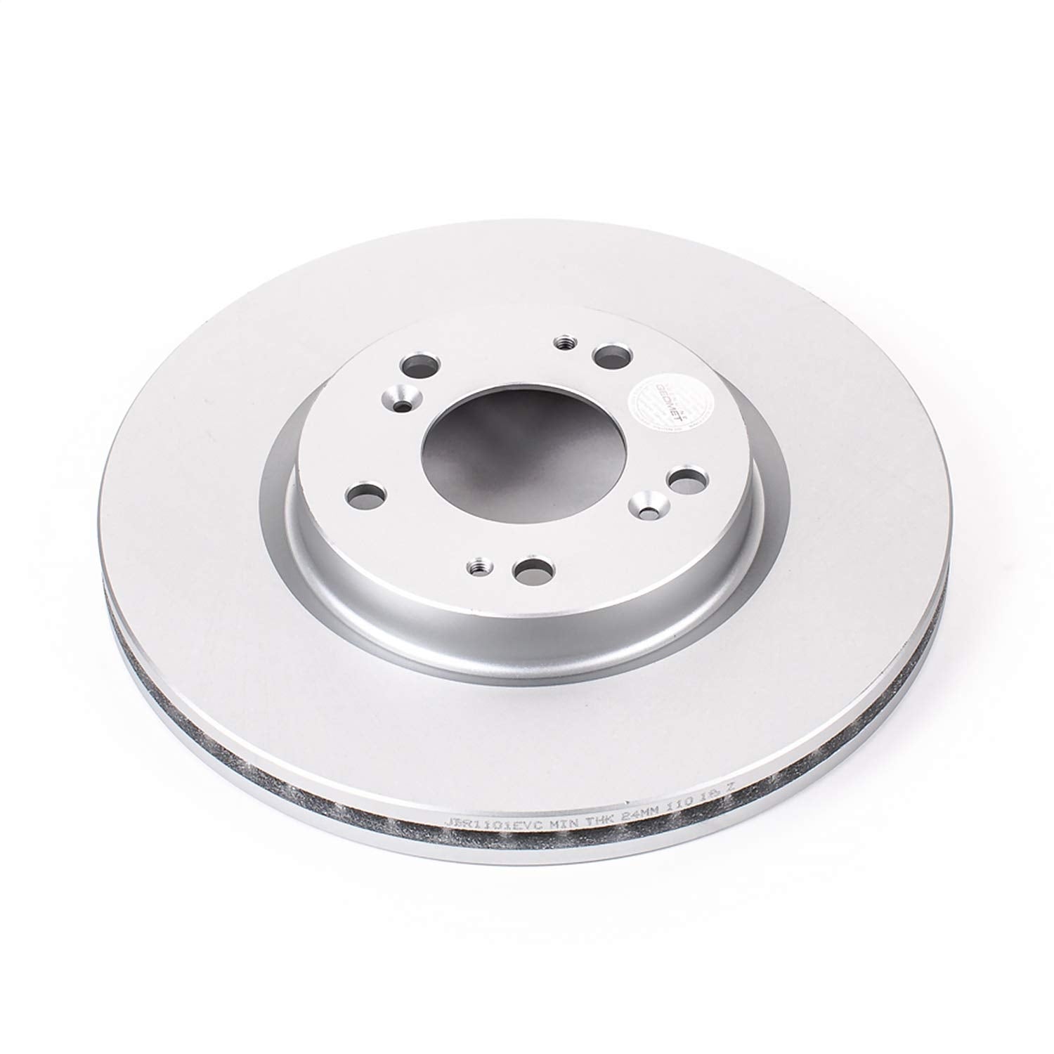 Power Stop Front JBR1101EVC Evolution Geomet Coated Brake Rotor For Mitsubishi Eclipse 2006-2012, Mitsubishi Galant 2004-2009 [Model Specific]