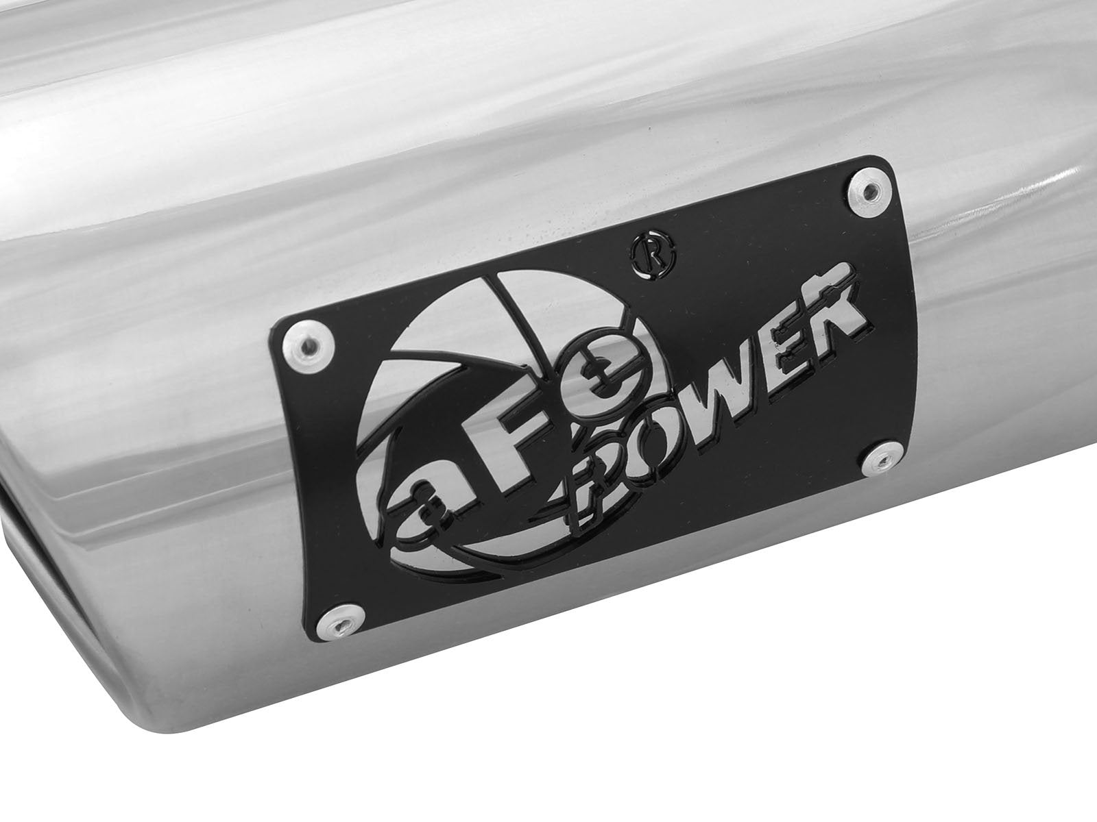 aFe Power 3.5" Stainless Steel Exhaust Tip, Polished, 49T35452-P12 Left