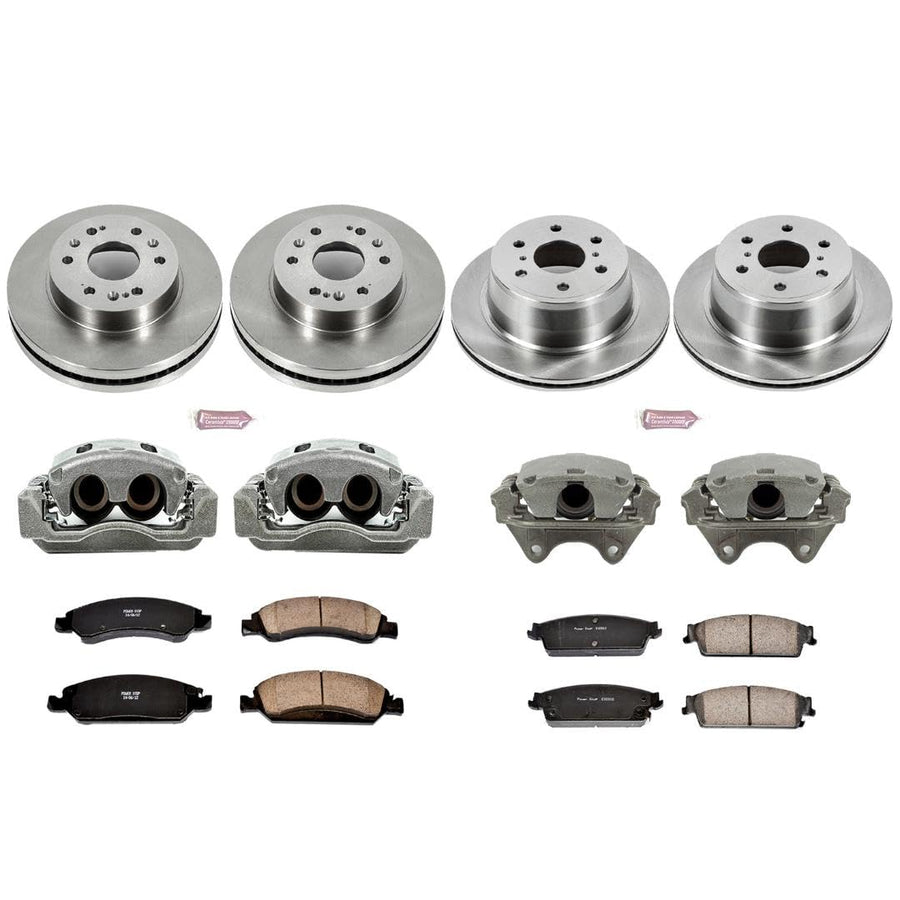 Power Stop 1-Click KCOE2070 Autospecialty Brake Kit with Calipers OE Replacement