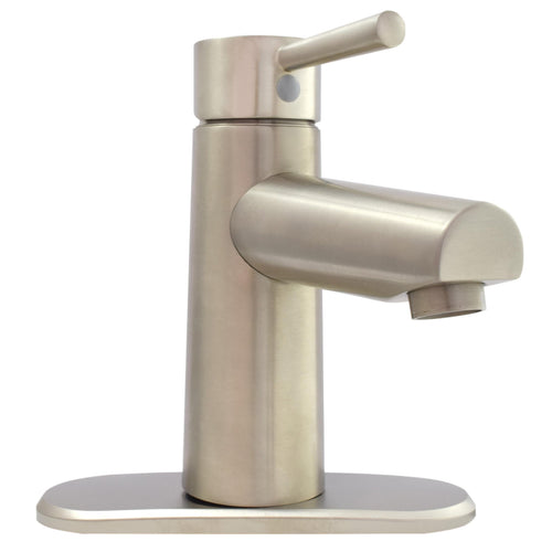 Premium VALTERRA Single Handle Vessel Lavatory - Brushed Nickel