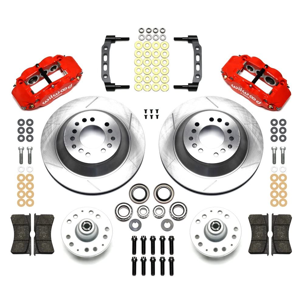 1PC Rtr Kit, FNSL6R Front Hub,12.88"-Red