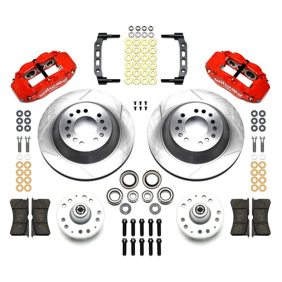 1PC Rtr Kit, FNSL6R Front Hub,12.88"-Red