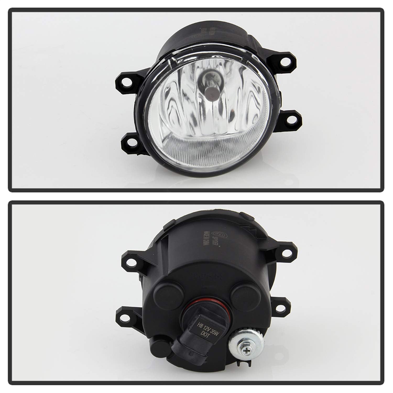 Toyota Sienna 11-17 SE Models Only OEM Fog Lights w/OEM Fit Switch - H8(Included) - Clear Spyder 5086341