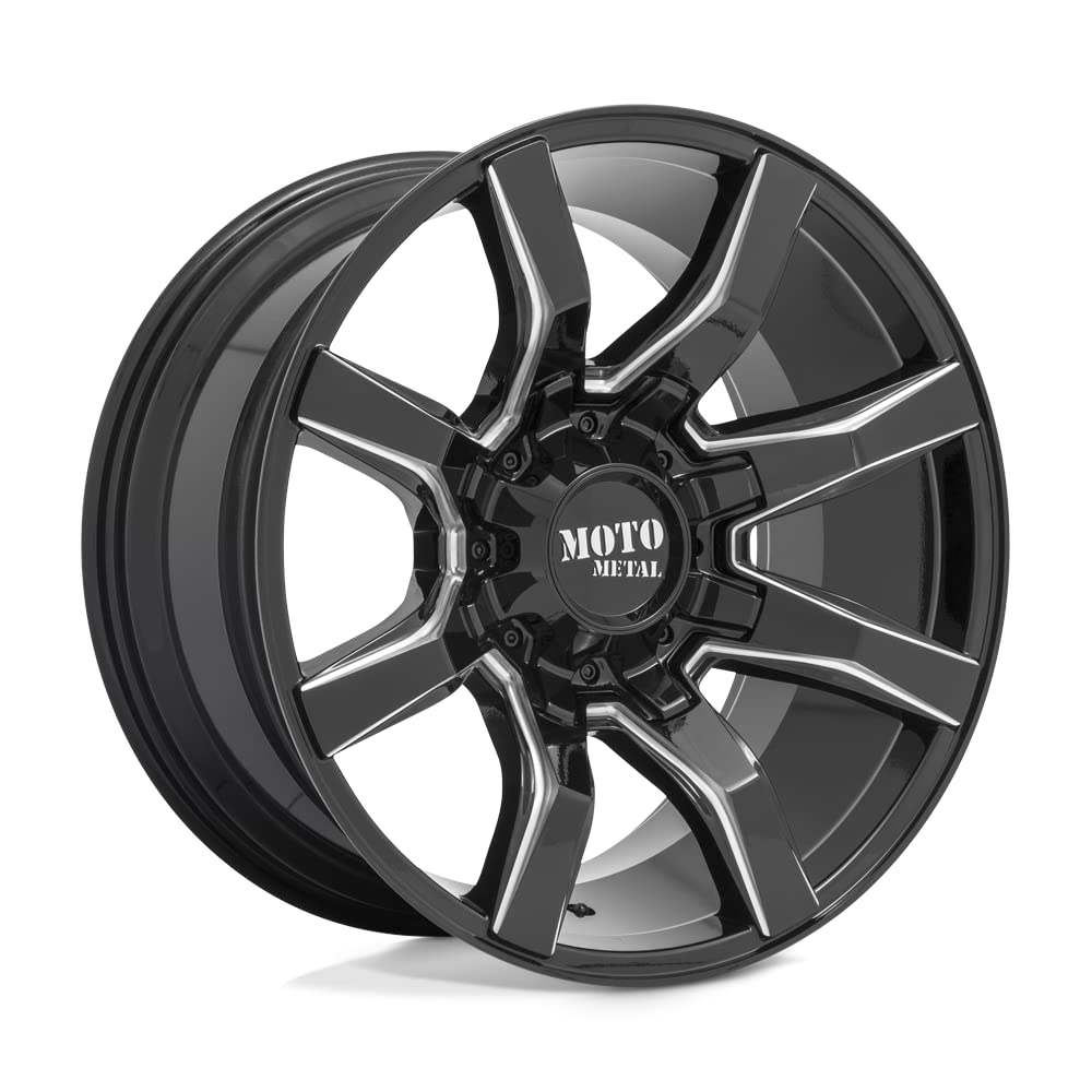 Moto Metal 20X10 MO804 G-BLK MILL 12MM 5X5.0/5.5 - MO80421035912