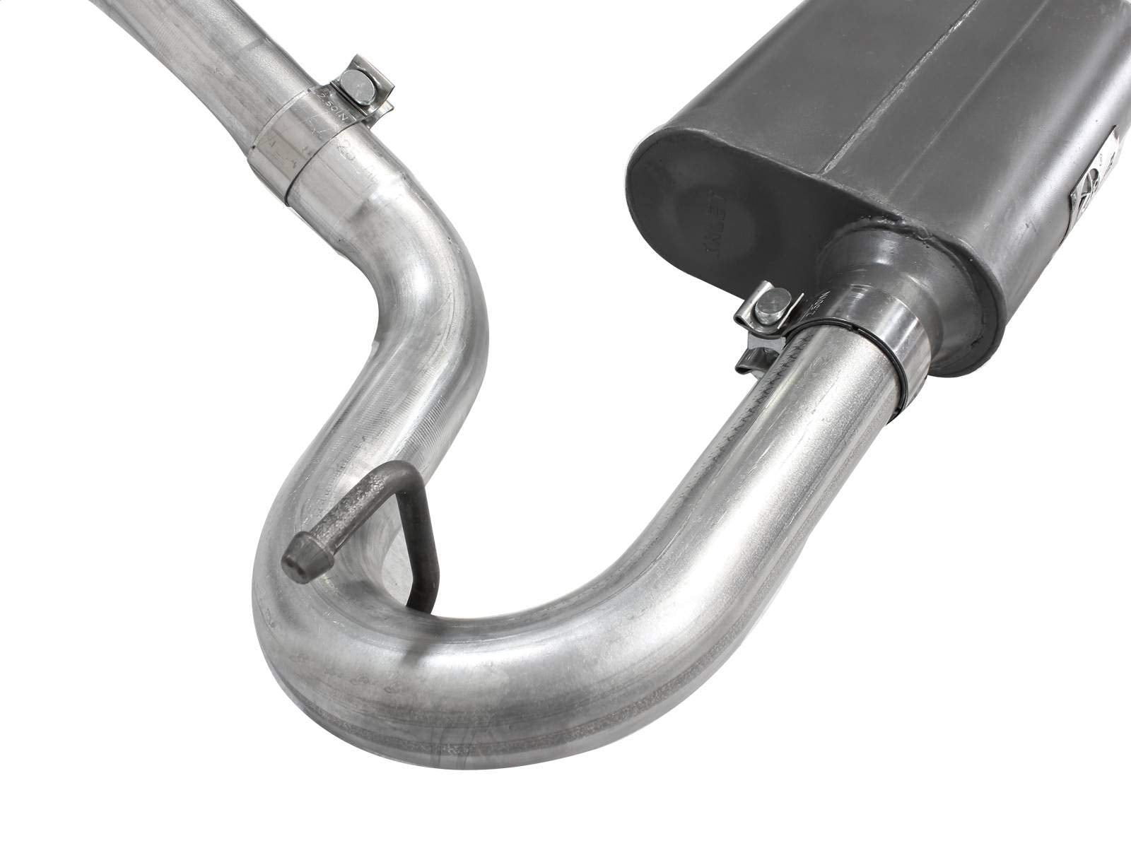 aFe Scorpion (49-08043) 2-1/2" Aluminized Hi-Tuck Cat-Back Exhaust System for Jeep Wrangler JK V6-3.8/3.6L Engine