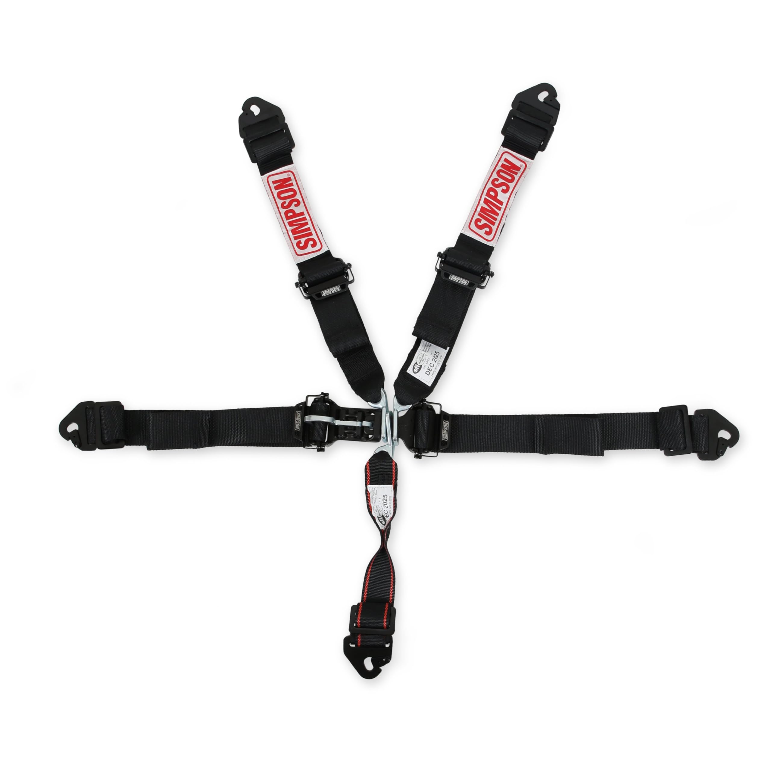 12LD5WC Simpson Racing Latch & Link Harness 2" Double Pull down SFI 16.1
