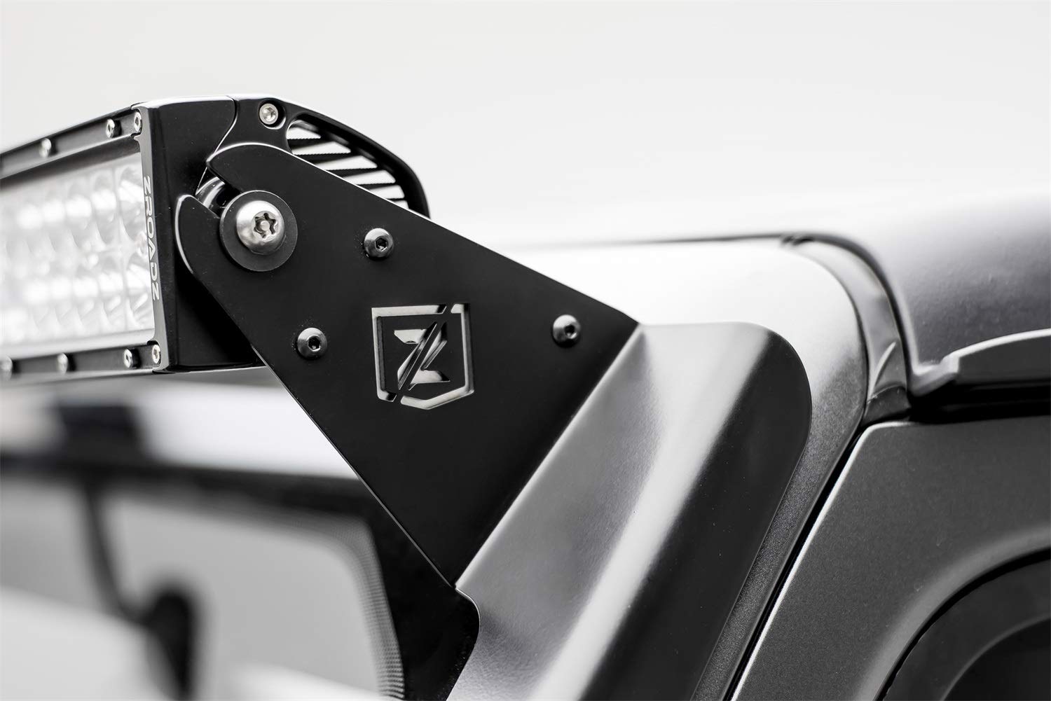 Jeep JL, Gladiator T-REX Front Roof LED Kit with (1) 50 Inch LED Straight Double Row Light Bar - PN #Z374831-KIT