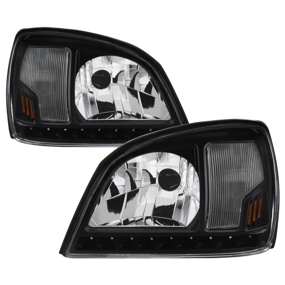 Crystal Xtune Headlights (HD-ON-CADDEV00-BK)