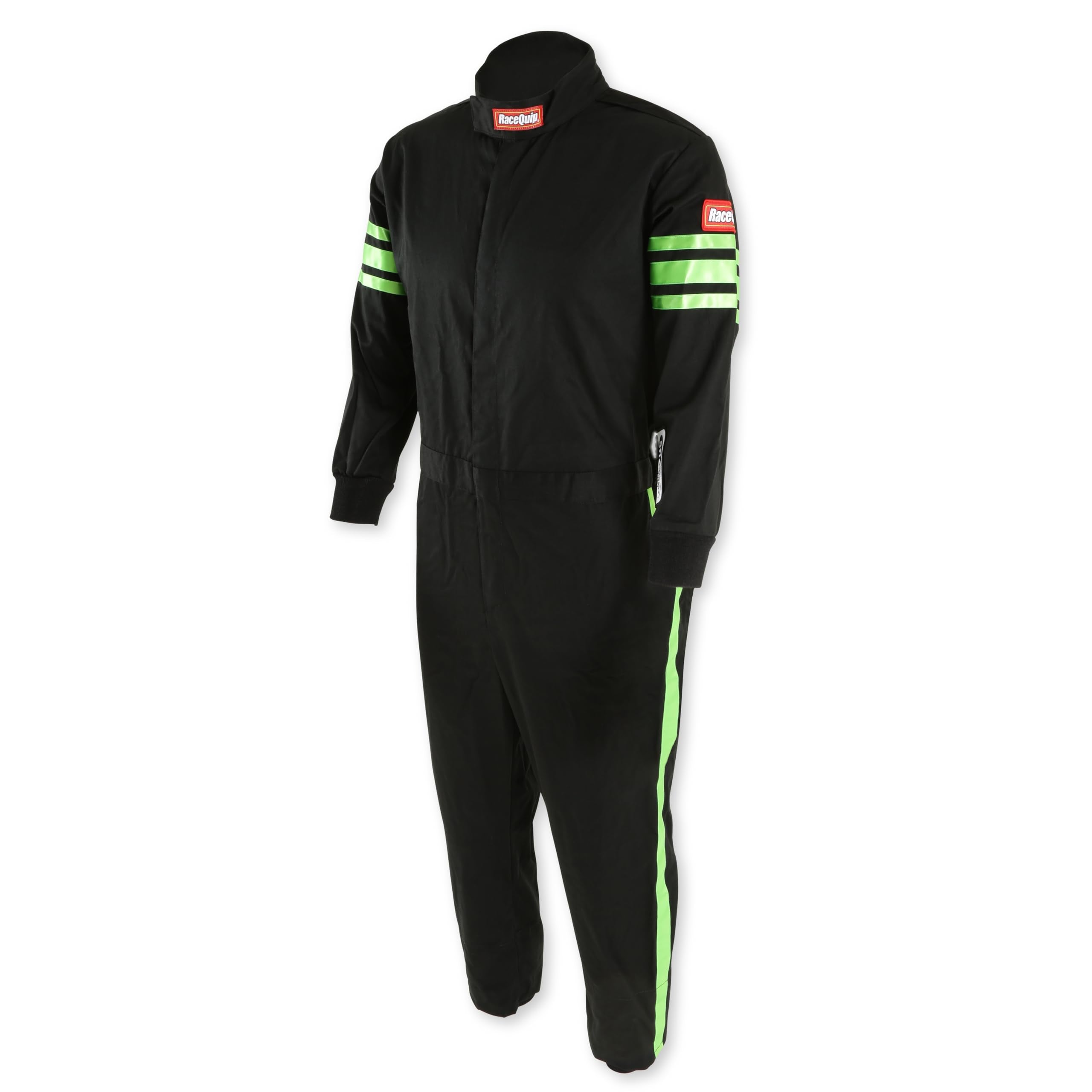 RaceQuip One Piece Racing Driver Fire Suit Single Layer SFI 3.2A/ 1 Green Junior XX-Small 1950790