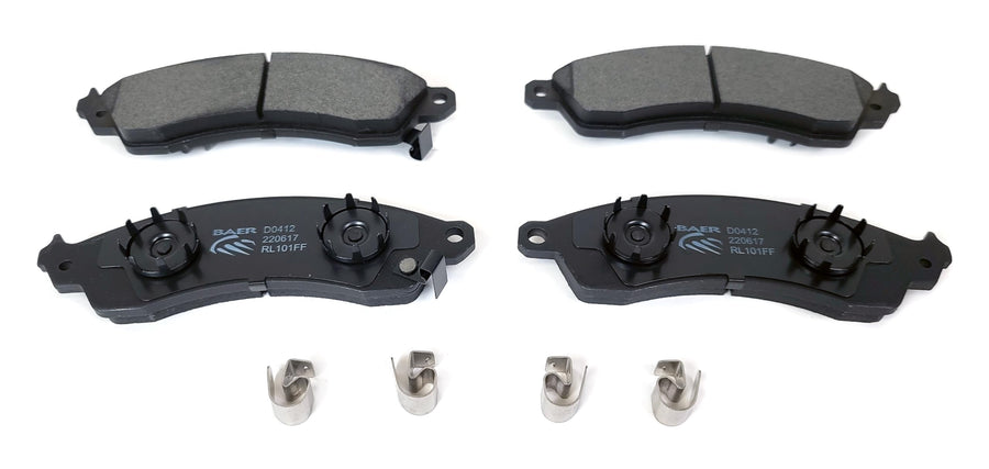 D0412 Baer Brakes Claw Brake Pads Front