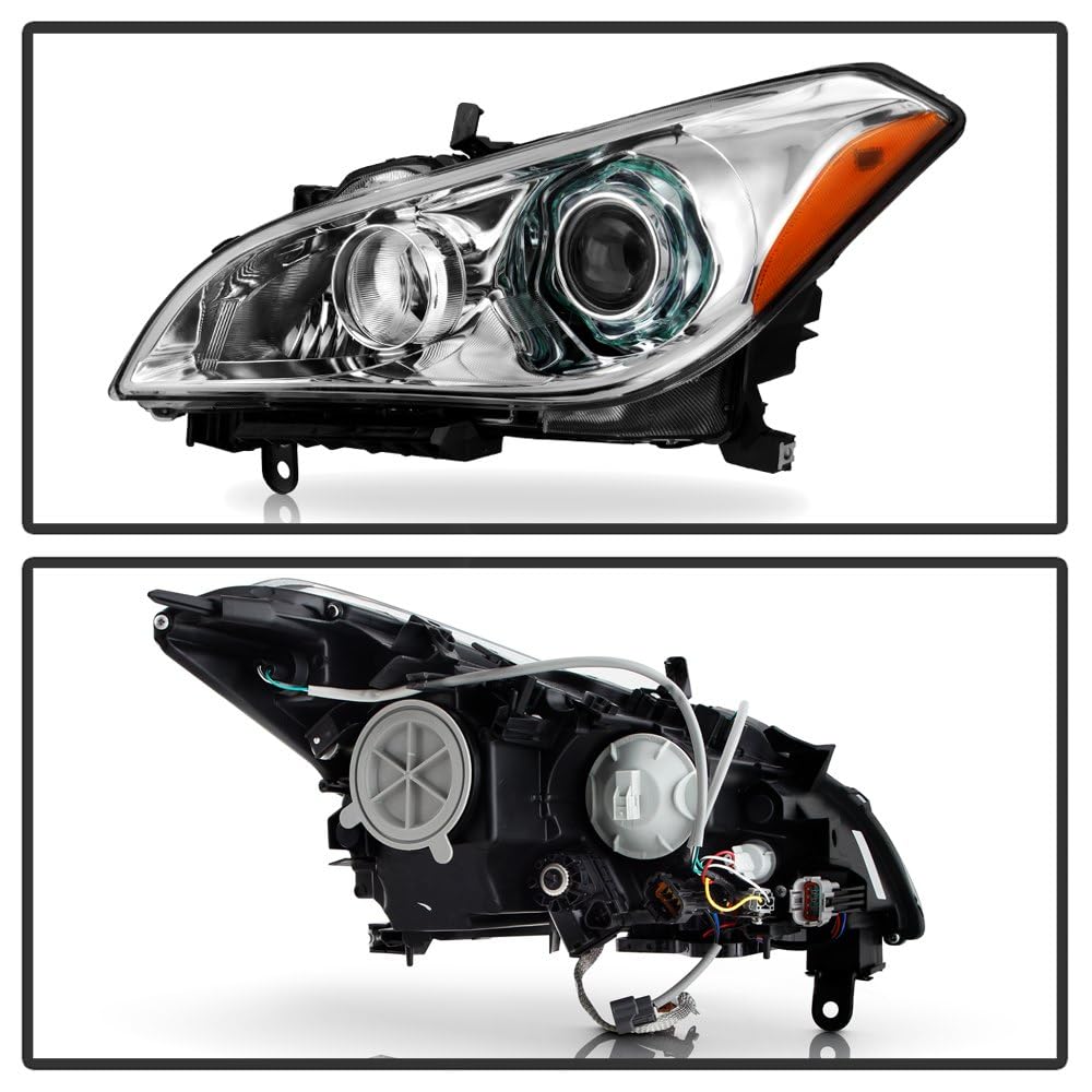 Infiniti M37 11-14 Spyder (OE) Headlight HID w/AFS (w/Rear Active Steering; w/o Technology Pkg) - Low Beam-D2S(Not Included) ; Signal-7440A(Included) - OE Left