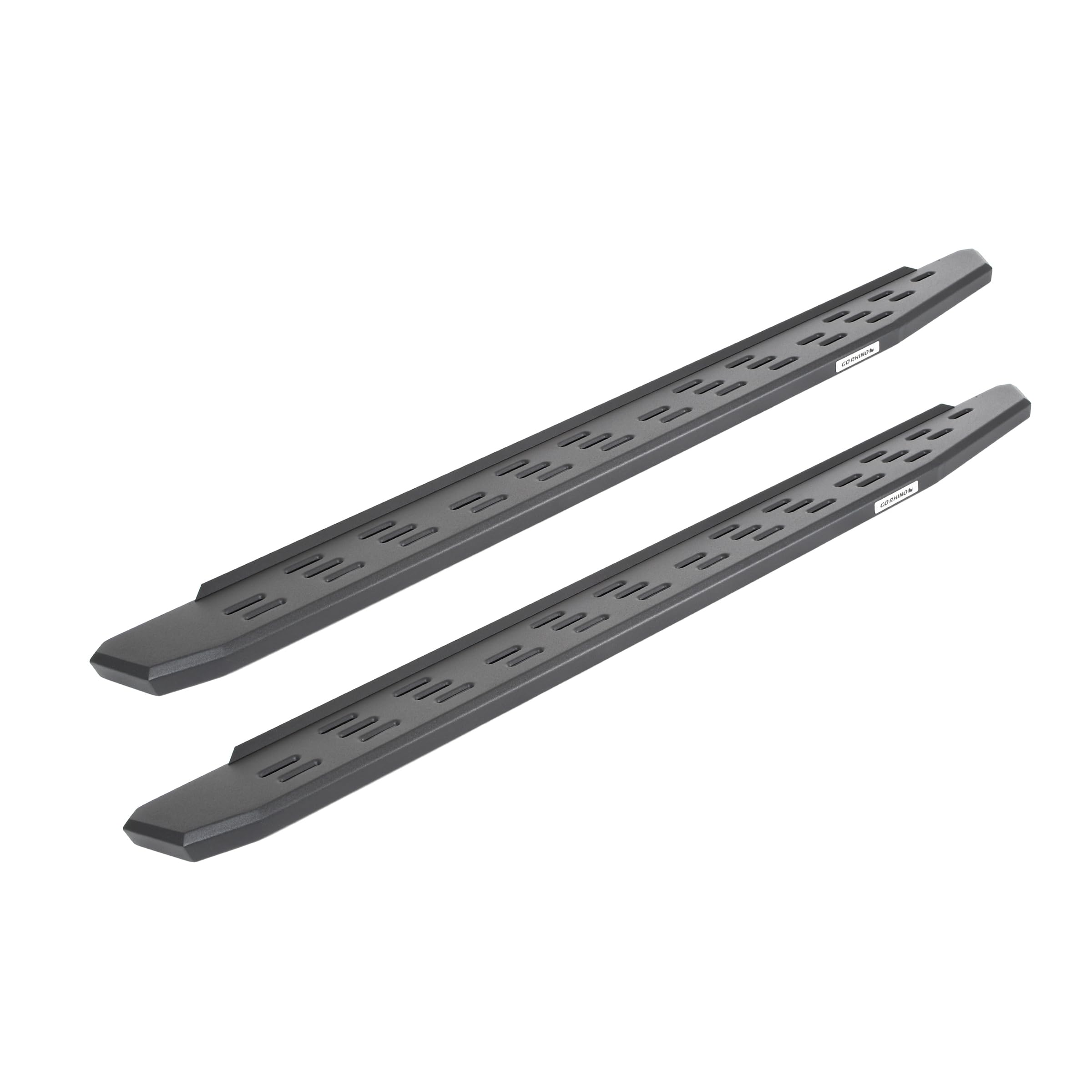 RB30 Running Boards Go Rhino | 68", Galvanized Steel, Textured Black | 69600068PC
