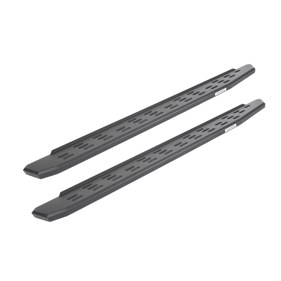 RB30 Running Boards Go Rhino | 68", Galvanized Steel, Textured Black | 69600068PC