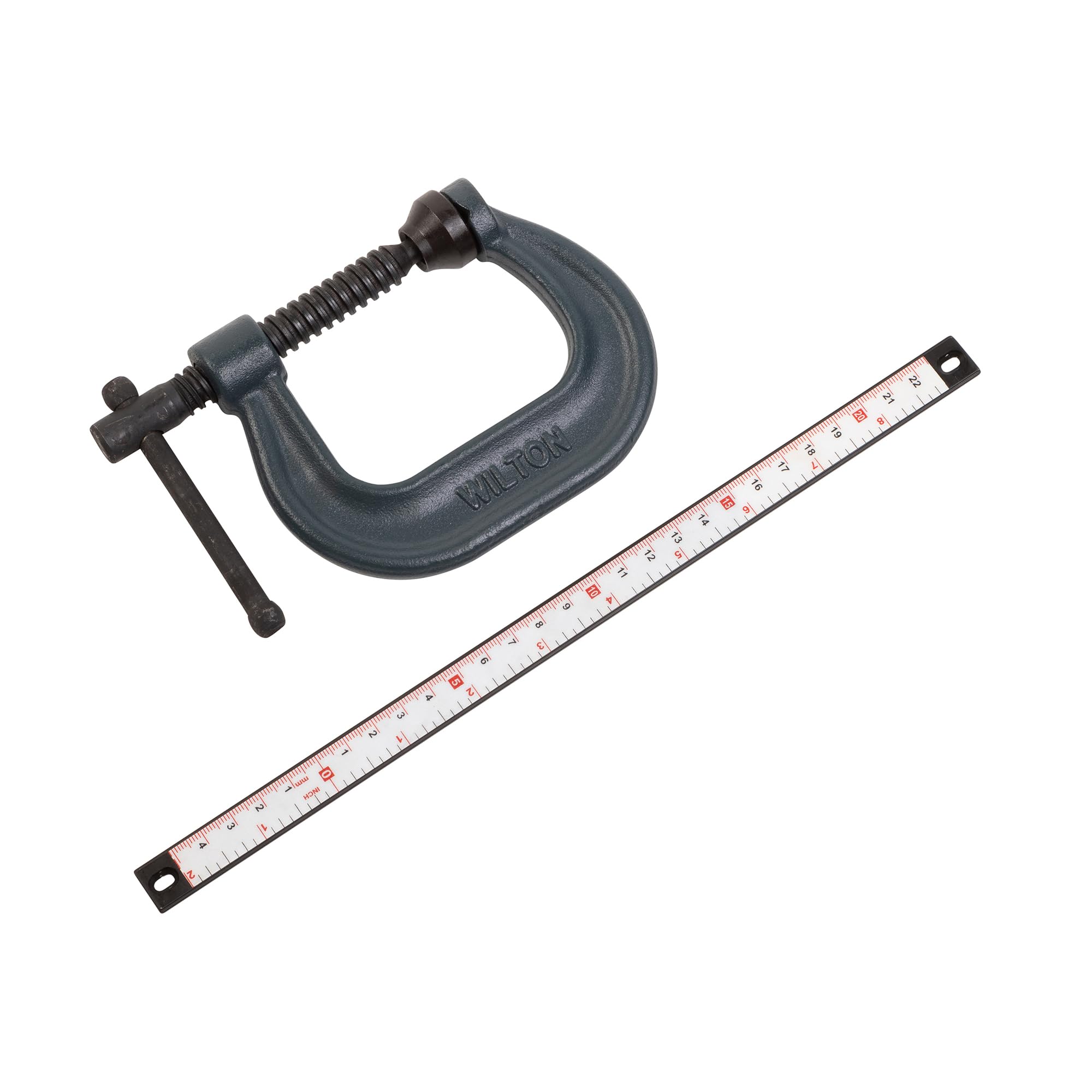 C-Clamp Wilton, 2-1/8" Opening, 2-1/4" Throat, 3500 Lbs. Clamping Force (Model 402)
