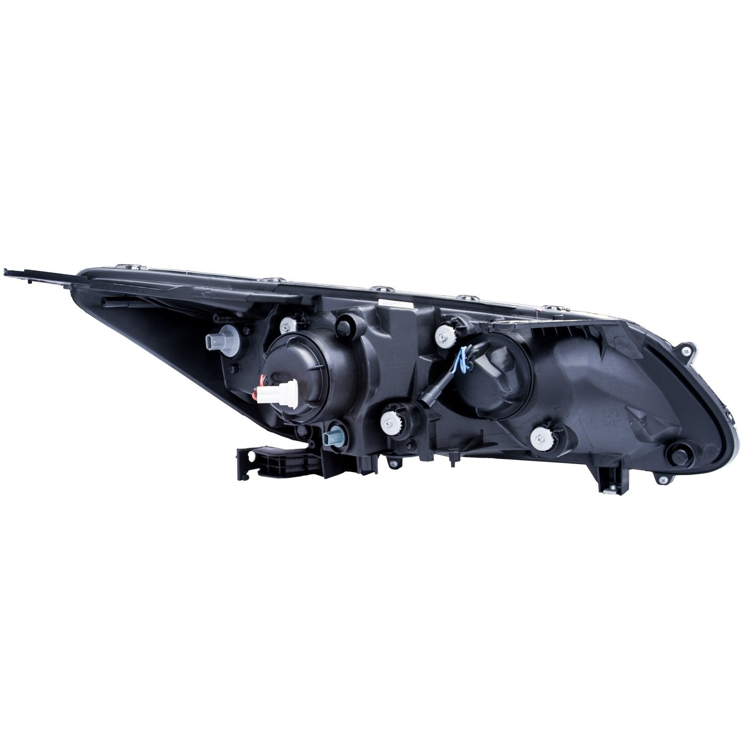 Chrome/Clear/Amber AnzoUSA Bar Style Projector Headlight for Honda Accord