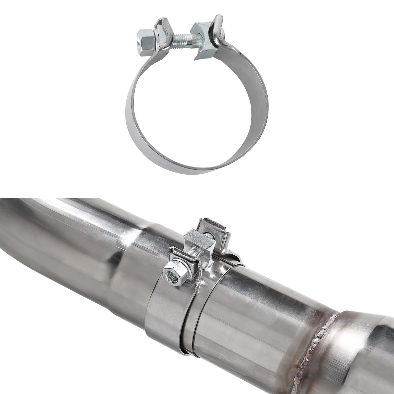 4" Spec-D Tuning Stainless Steel Quad Tip Catback Exhaust System Compatible with 2015-2021 Subaru WRX STI