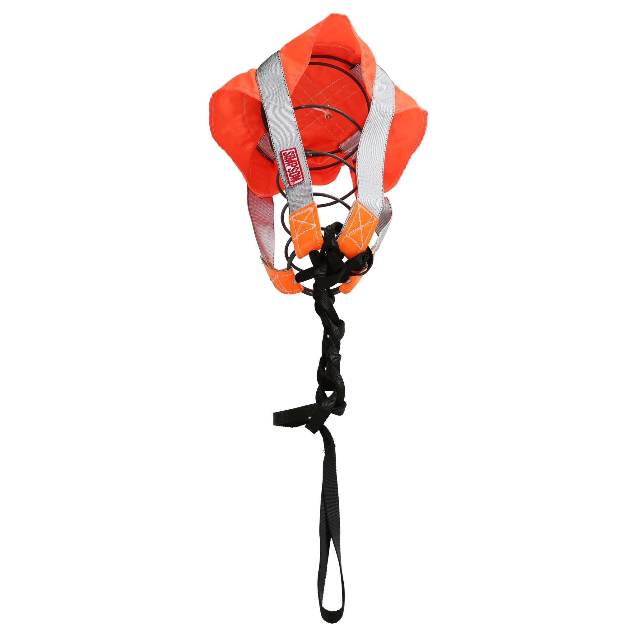 Simpson Racing Drag Parachute Pilot 42085S - Standard - Safety Orange - Each