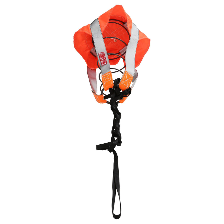 Simpson Racing Drag Parachute Pilot 42085S - Standard - Safety Orange - Each