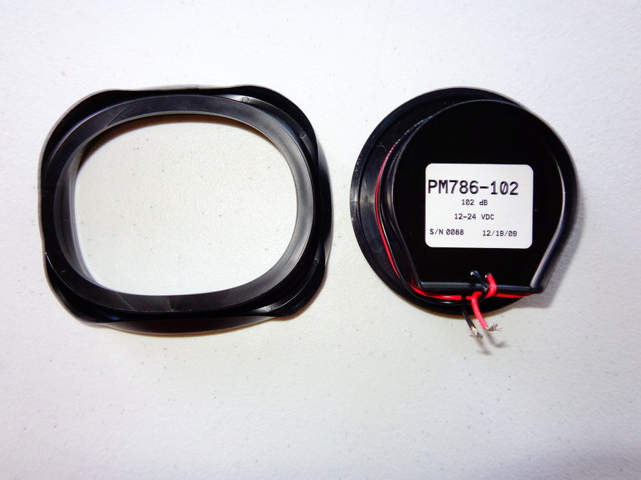 Back-Up Alarm Peterson 786-102, 102 Decibels, Auxiliary, 4.29"