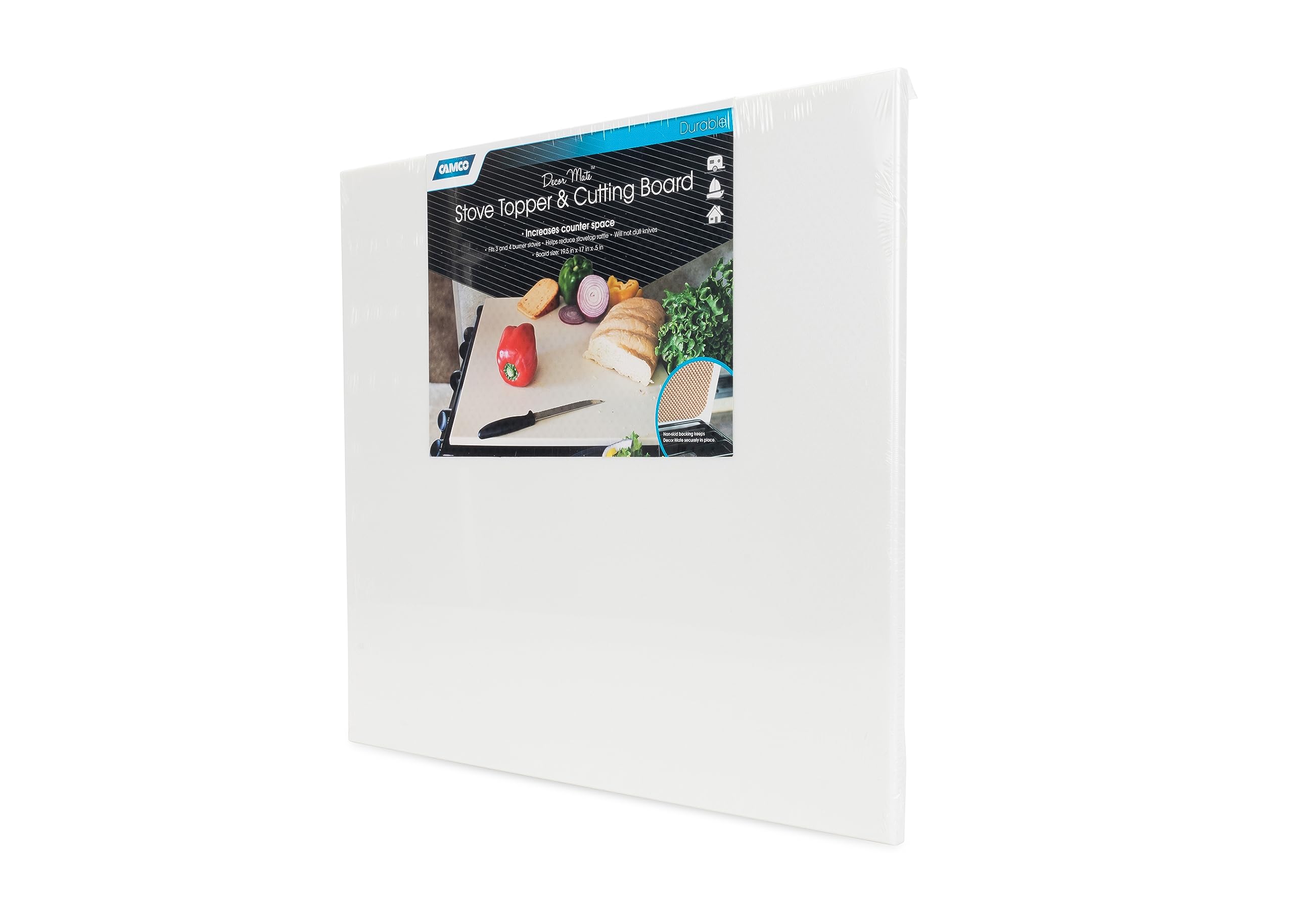 Decor Mate Camco 43707 Stove Topper (White)