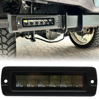Race Sport Lighting 30-Watt Off-Road Light Fit 7in Roadrunner Compliant IP67 Flush Mount 3,000lm Aux Flood Light RS7TEMPFM-F