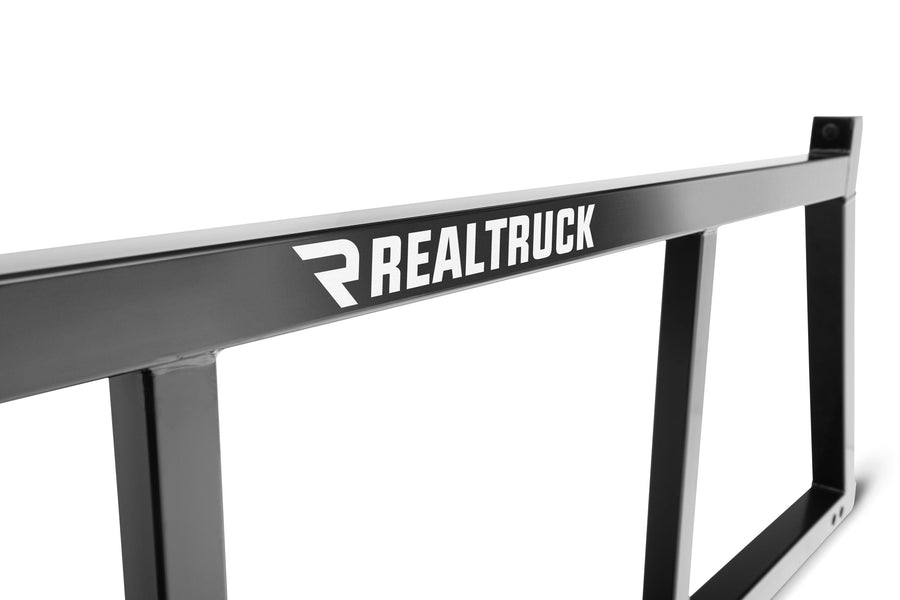 BACKRACK RealTruck Open Rack Frame Only | Black, No Drill | 14900 | Fits 2019-2025 Chevrolet/GMC Silverado/Sierra 1500; 2008-2019 & 2022-2025 Toyota Tundra; 2004-2025 Ford F-150 & Others